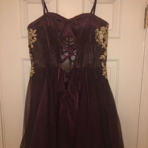 Dress worn one time for home coming!